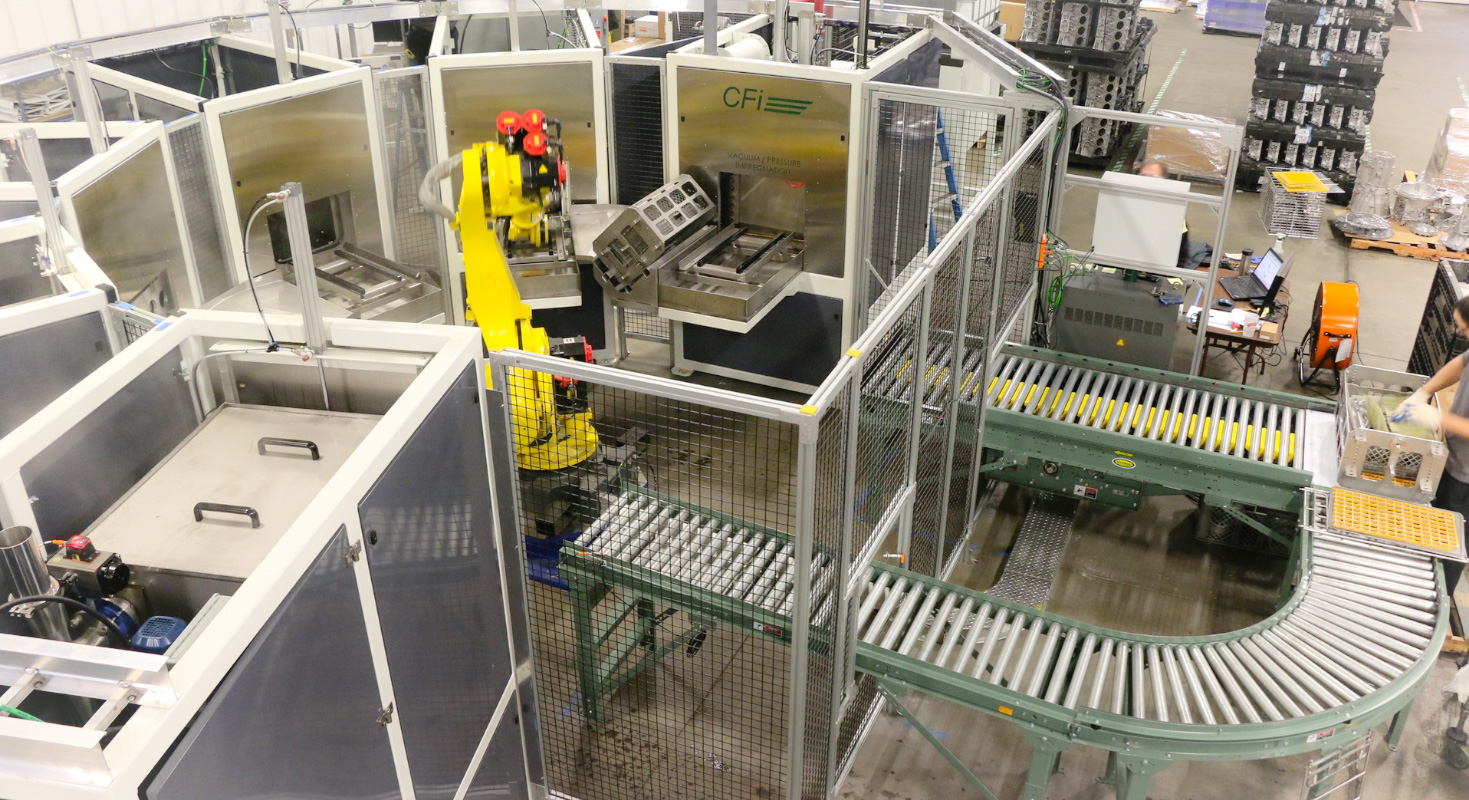 Automated Vacuum Impregnation Production