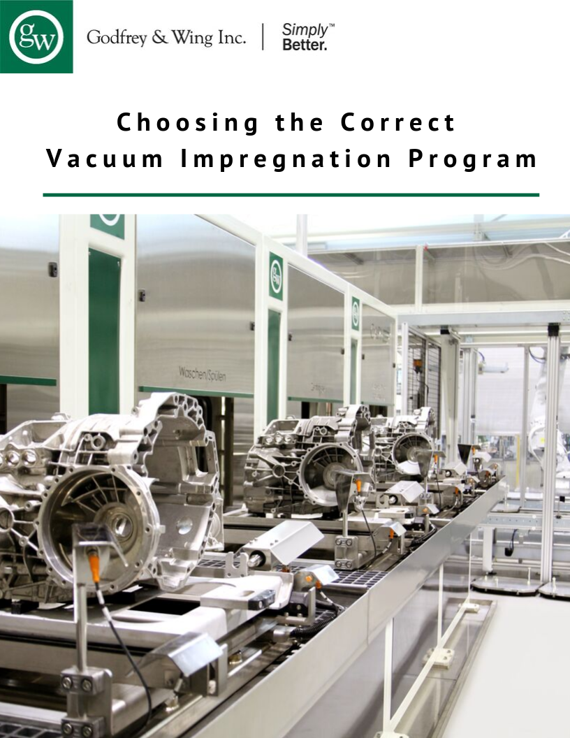 Choosing the Correct Vacuum Impregnation Program